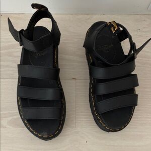 Dr. Martens Black Platform Sandals